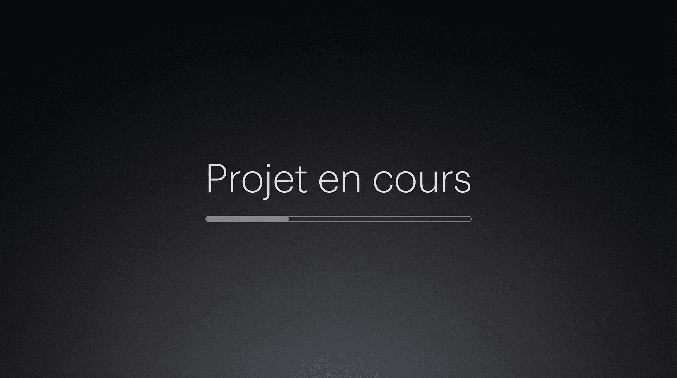 Projet en cours de réalisation — À venir. Projet réalisé par YVEX Studio.